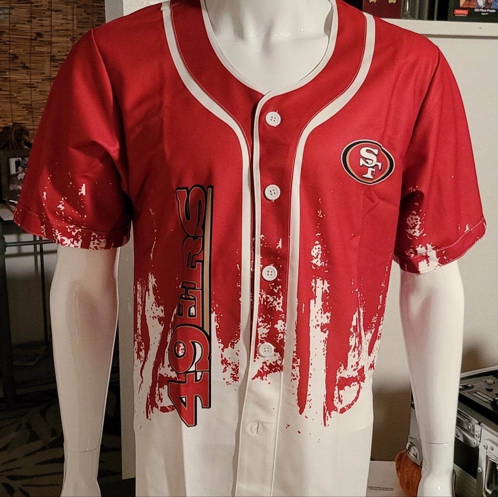 San Francisco 49ers baseball jersey